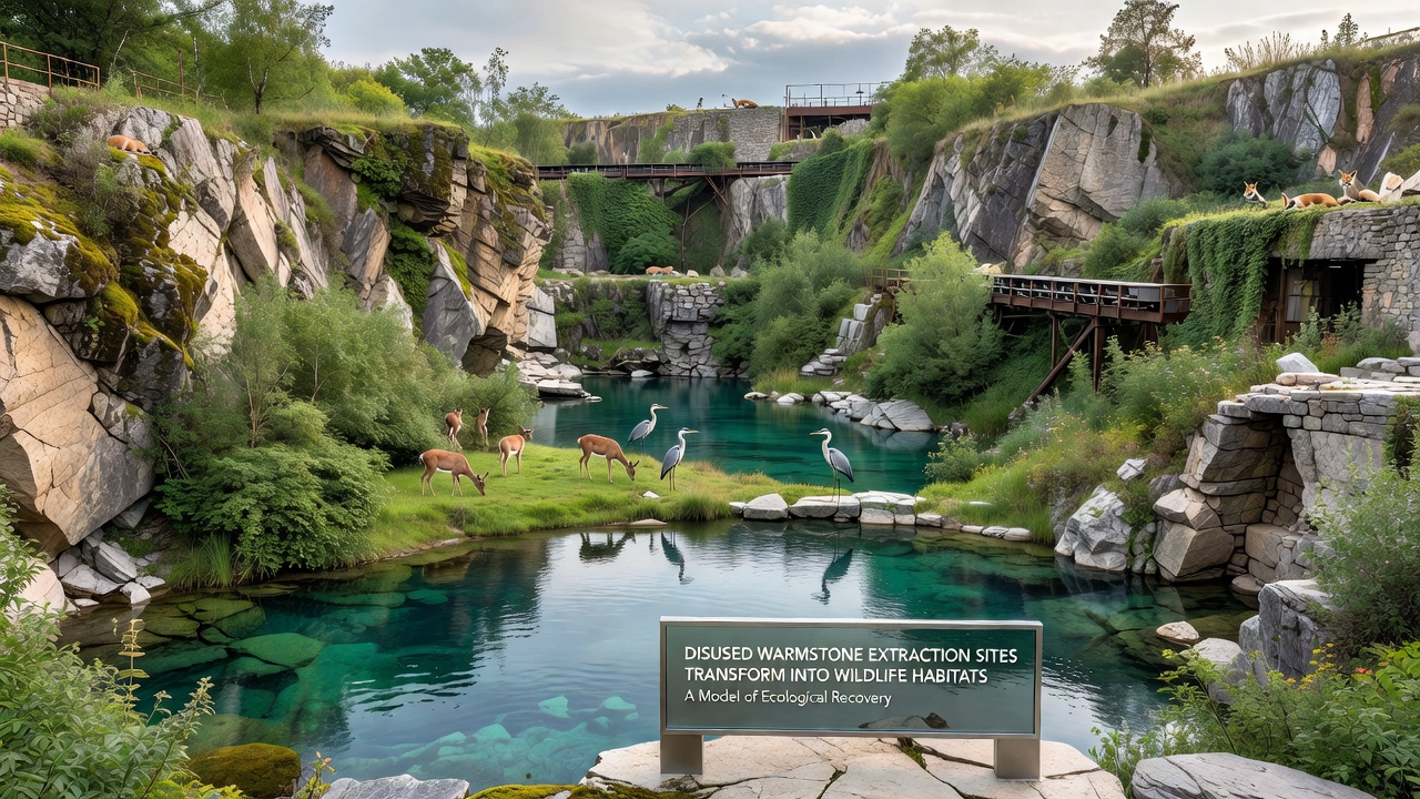 Abandoned Warmstone Quarries Evolve into Regional Biodiversity Strongholds